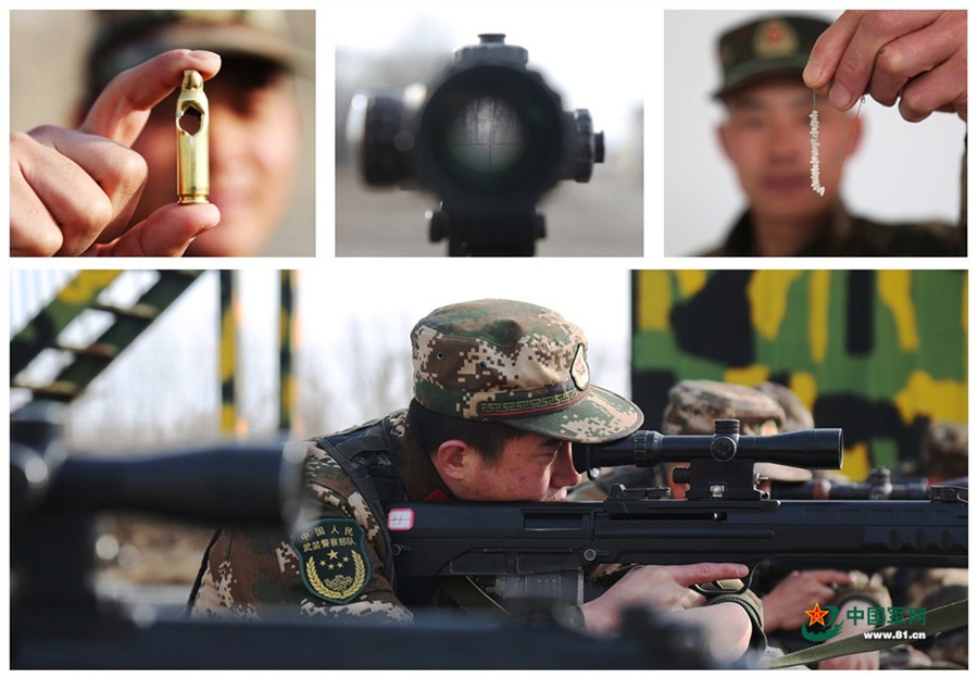 기본에 충실한 훈련이 저격수를 만든다, 중국 무장경찰 저격수…