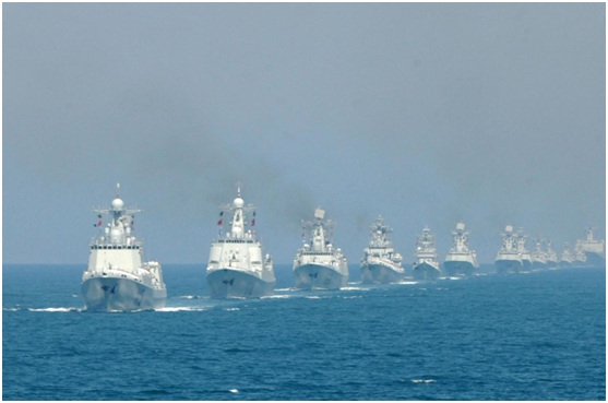 6. 중국 글로벌 해군 행사 개최2009년 4월 23일 중국 해군이 황하이(黃海) 해역에서 실시된 해상 열병식에 참석해 중국 인민해방군 해군 창군 60주년을 기념했다. 당시 행사는 중국 해군 역사상 처음으로 해외 해군을 초청해 개최한 열병식으로 러시아 해군 총사령관, 미국 해군 참모총장 등 5대주 29개 국가 해군 대표단과 14개 국가의 21척의 함선이 참가했다. 