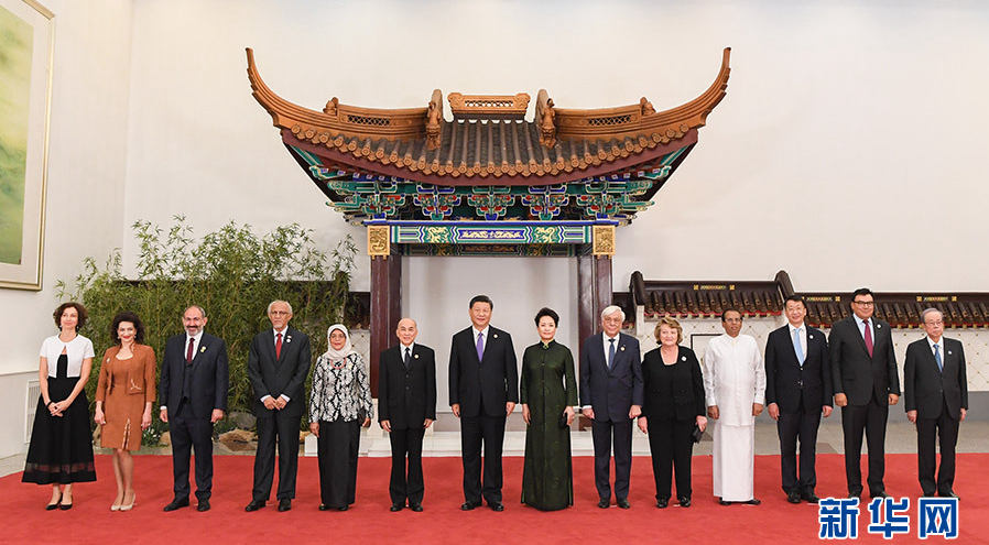 시진핑 주석 부부, 아시아문명대화대회 환영 만찬 열어