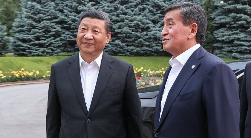 시진핑 주석, 키르기스스탄 대통령 관저 방문