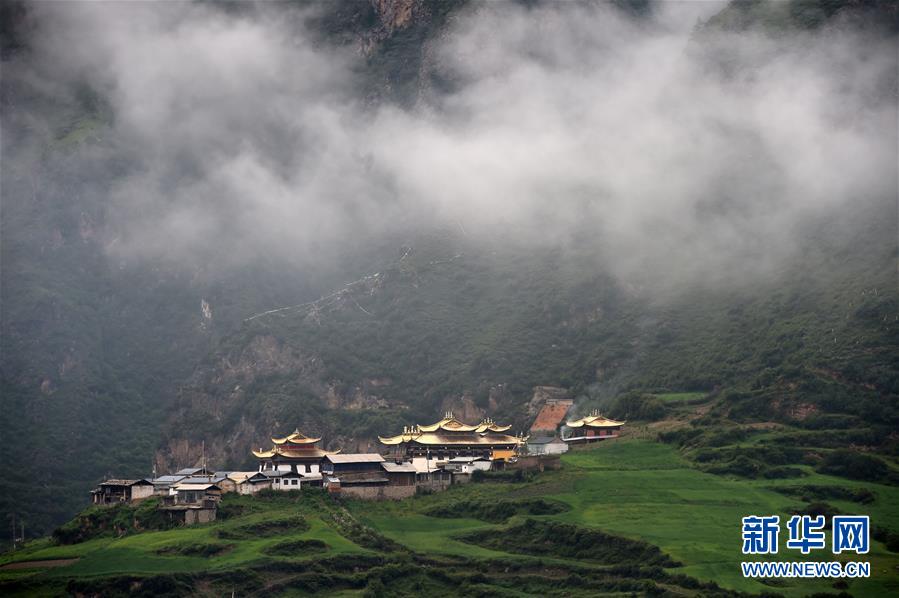 6월 26일 촬영한 자가나(紮尕那) 관광지 풍경 [사진 출처: 신화망]
