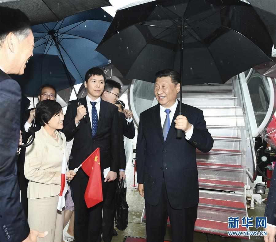 시진핑 주석, 일본 오사카 도착…제14차 G20 정상회의 참석