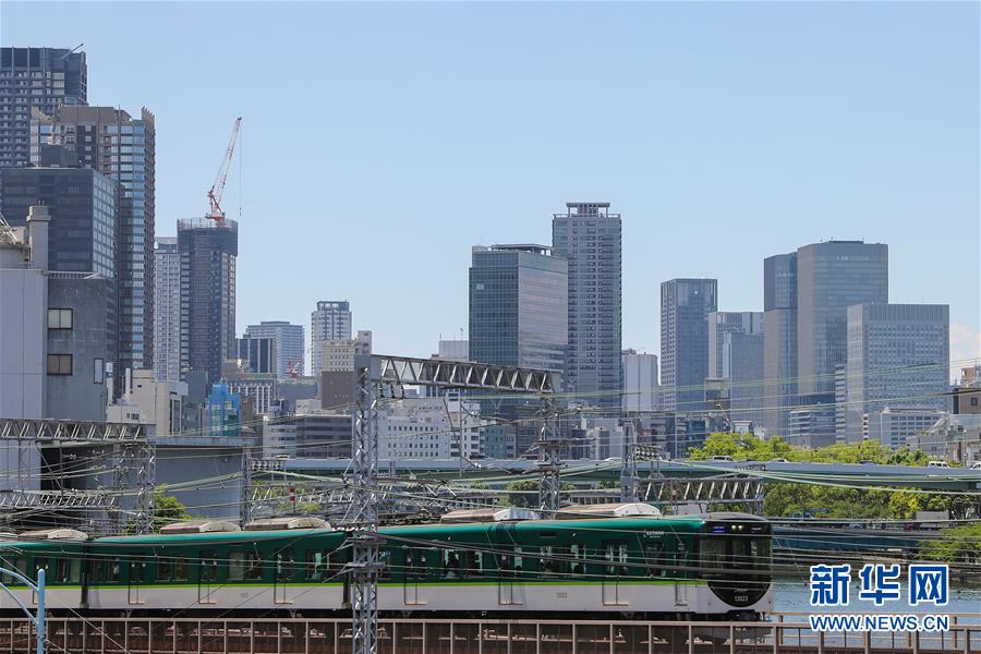 6월 25일 촬영한 일본 오사카 풍경 [사진 출처: 신화망]