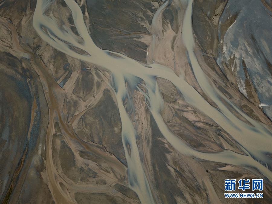 다하얼텅허(大哈爾騰河)강 풍경 [8월 22일 드론 촬영/사진 출처: 신화망]