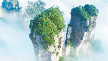 중국 첫 국가삼림공원 장자제…황무지에서 세계자연유산으로 우뚝