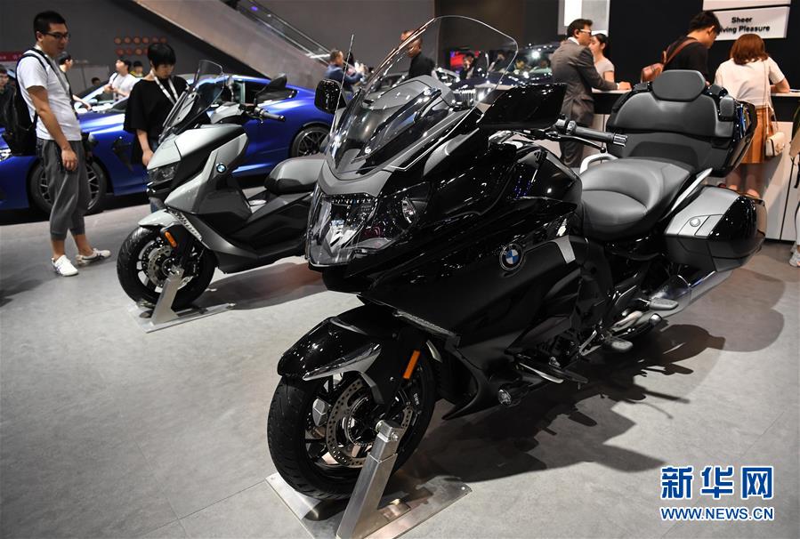 11월 22일 BMW 오토바이 전시품 [사진 출처: 신화망]
