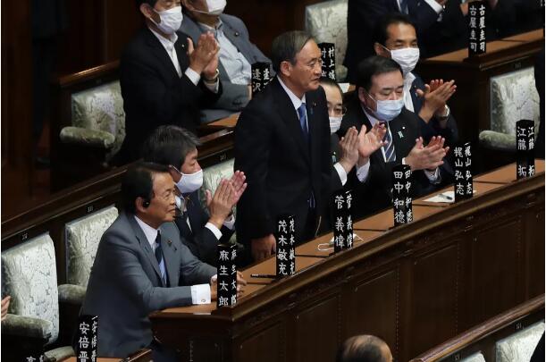 스가 히데요시, 일본 신임 총리로 선출