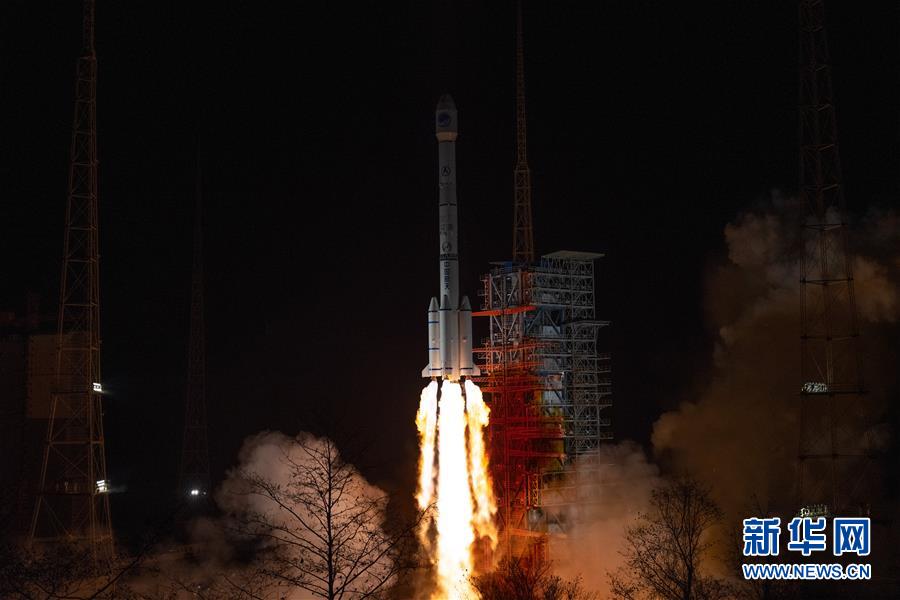 중국은 2020년 3월 9일 17시 55분 시창(西昌)위성발사센터에서 베이더우(北鬥) 위성항법 시스템 제54호를 창정(長征) 3호 을(乙) 운반로켓에 실어 발사하는 데 성공했다. [사진 출처: 신화망]