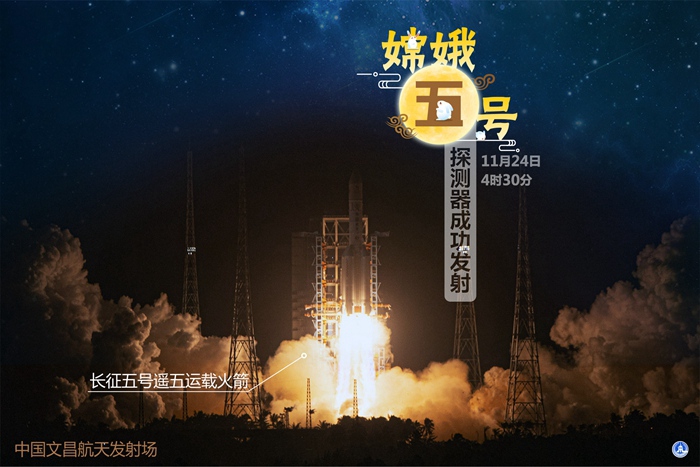 중국 창어 5호 탐사선 발사 성공, 발사 과정은 이랬다!