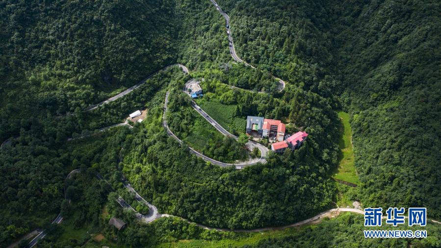 퉁쯔(桐梓)현 주바(九壩)진 산바오(山堡) 지역사회 [2020년 7월 21일 드론 촬영/사진 출처: 신화망]