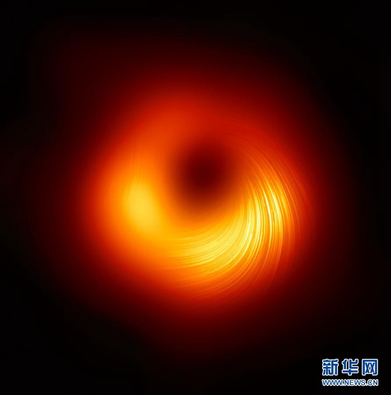 인류가 최초로 관측한 블랙홀의 편광 영상 공개