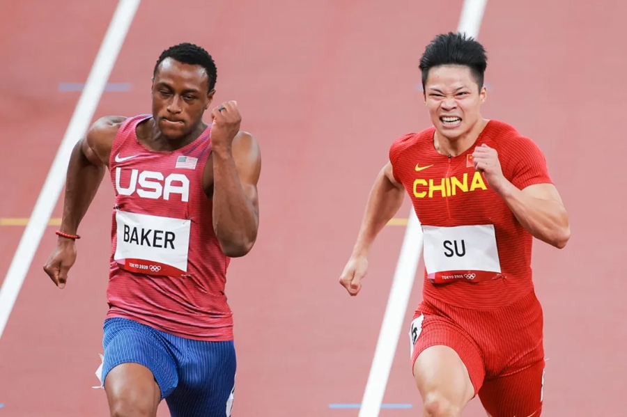 [포토] 쑤빙톈, 도쿄올림픽 남자 100m 결승 6위, 아시아의 자랑!