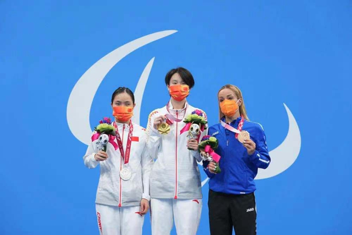 도쿄 패럴림픽 中 수영선수 재시합서도 금메달로 세계 신기록 수립