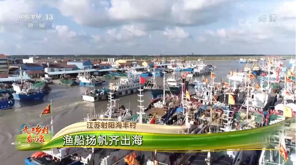 [중국 농촌의 샤오캉 실상] 장쑤 하이펑촌: 휴어기 끝나 어선마다 만선으로 돌아와