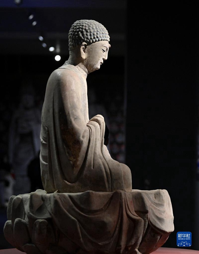 대족석각 박물관의 석가모니 불상 [11월 13일 촬영/사진 출처: 신화사]