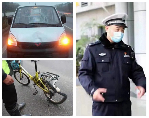 사고 후 “괜찮다” 자리 떠난 노인, 차량 상태로 심각성 파악한 교통 경찰