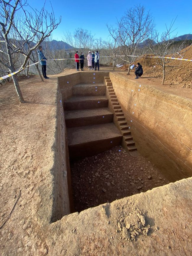 태자능 구석기 시대 유적 고고 발굴 현장  [사진 제공: 톈진시문화유산보호센터]
