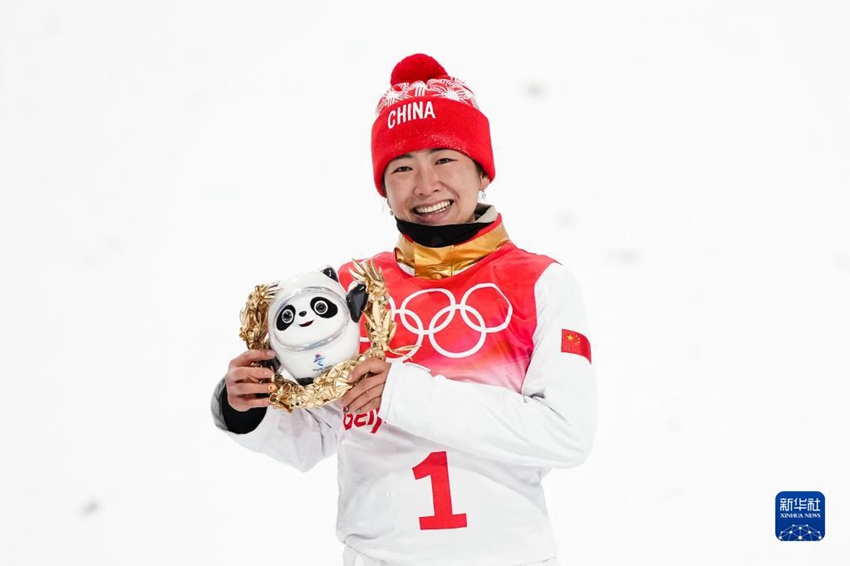 [올림픽] 프리스타일 스키 여자 에어리얼 결승전, 中 쉬멍타오 금메달 획득