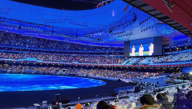 2022년 베이징 동계패럴림픽 개막식 현장 [사진 출처: 신화사]
