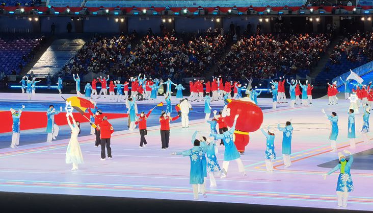 2022년 베이징 동계패럴림픽 개막식 현장 [사진 출처: 신화사]