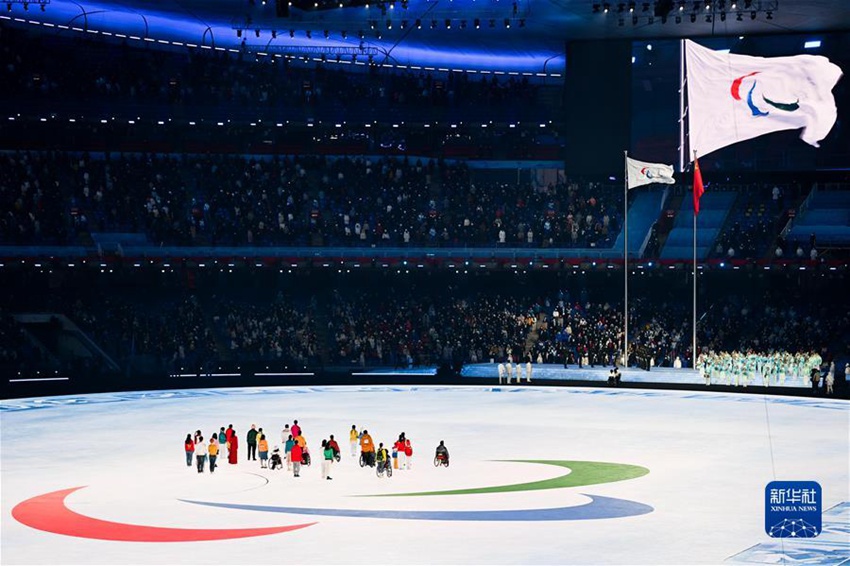 2022년 베이징 동계패럴림픽 개막식 현장 [사진 출처: 신화사]