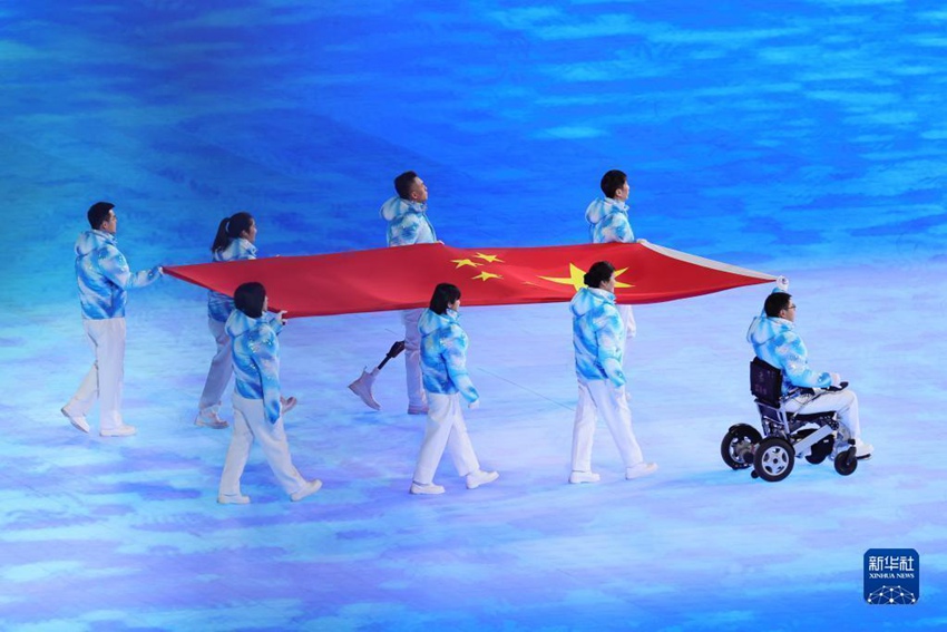 2022년 베이징 동계패럴림픽 개막식 현장 [사진 출처: 신화사]