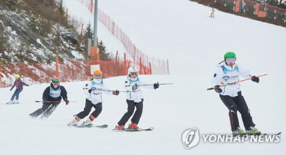 ‘눈 없는 나라 동계스포츠 청소년 선수’ 강원 평창에서 전지훈련 실시