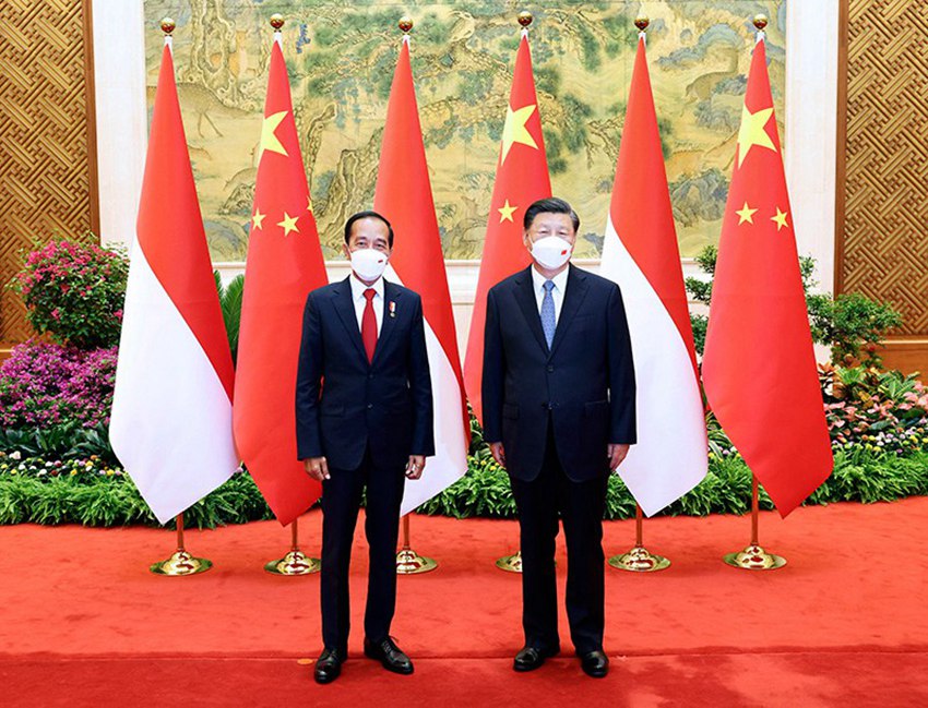 시진핑 주석, 조코 위도도 인도네시아 대통령과 회담