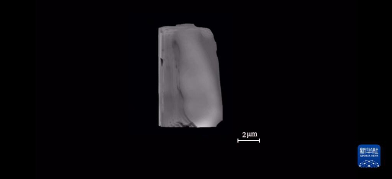 ‘창어석’ 입자를 컴퓨터단층촬영(CT)한 3D 형상 [2021년 9월 촬영/사진 제공: 중국핵공업그룹 핵공업베이징지질연구원]