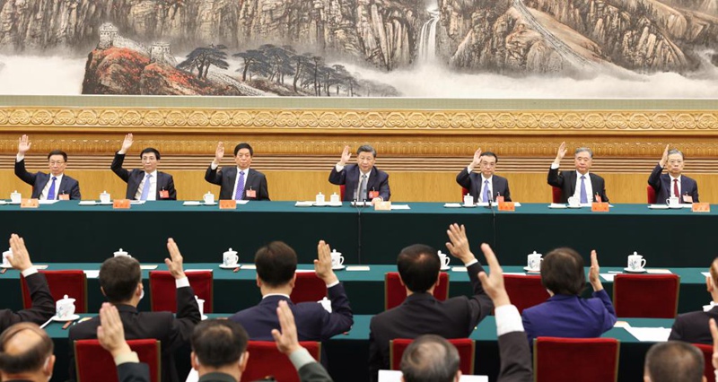 중국공산당 제20차 전국대표대회 주석단 제1차 회의 개최