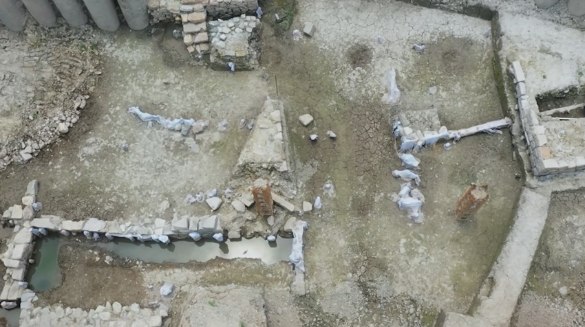 [포토] 中, 저장성 원저우서 천 년 전 옛 항구 유적 발견