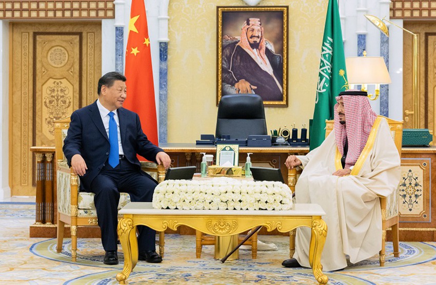 시진핑 주석, 살만 빈 압둘아지즈 알사우드 사우디 국왕과 회담