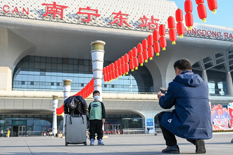 2023년 중국 춘제 대이동 시작, 여객 유동량 20억 명 넘을 전망