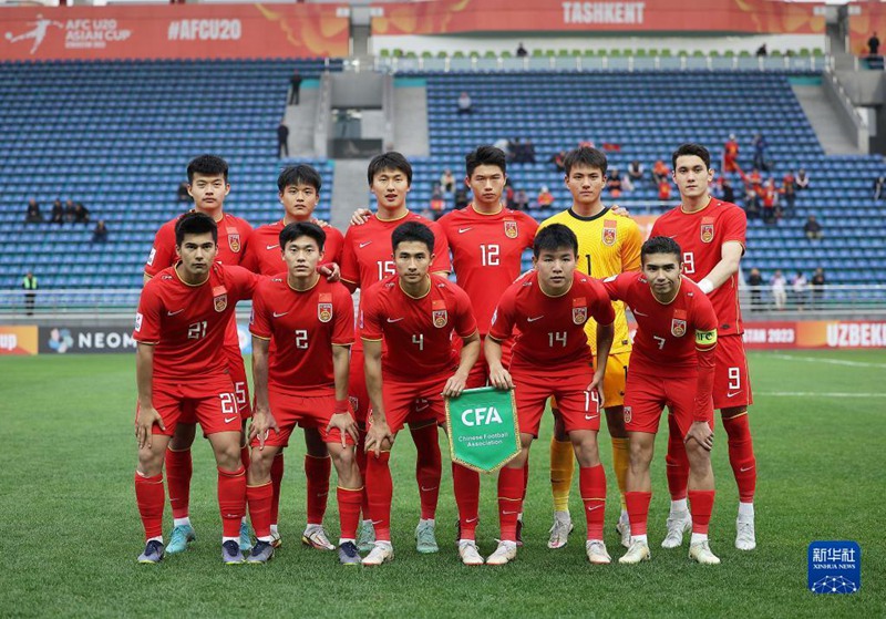 U20 남자축구 아시안컵, 중국 조 2위로 8강 진출