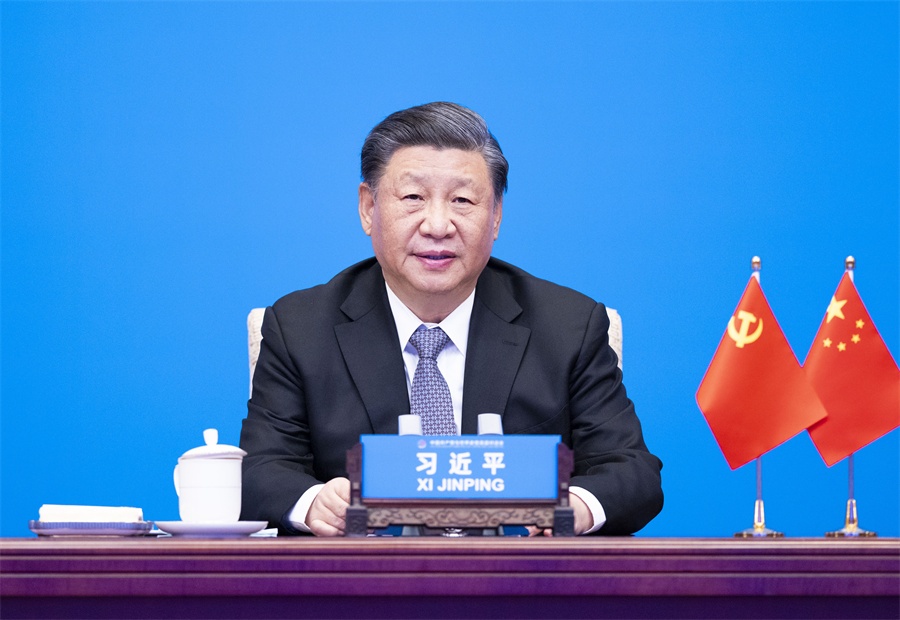 시진핑 주석, 중국공산당과 세계 정당 고위급 대화서 기조 연설