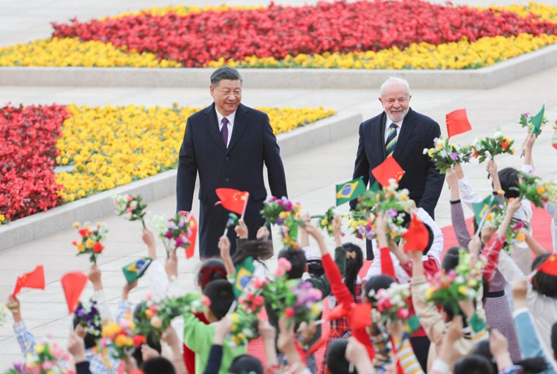 [포토] 시진핑, 룰라 브라질 대통령과 회담