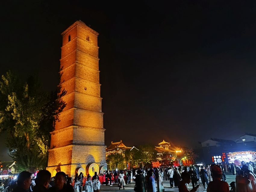 낙읍고성 원펑탑 [4월 12일 촬영/사진 출처: 인민망]