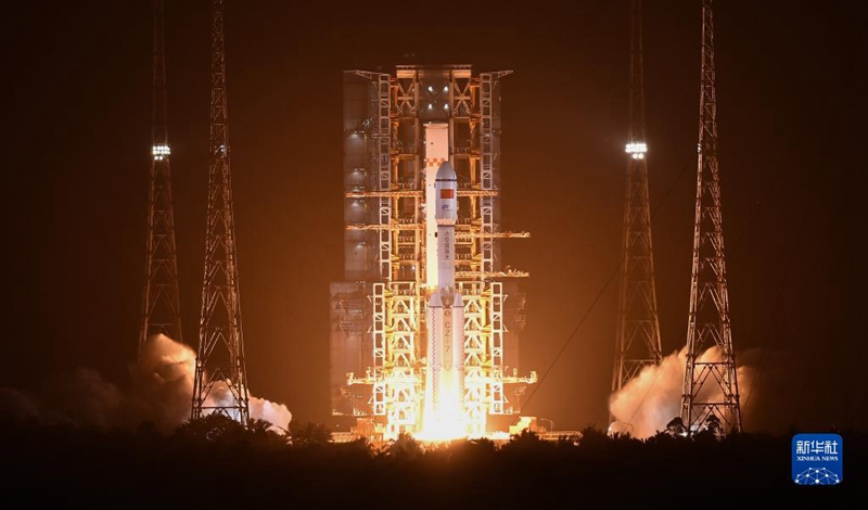 중국이 10일 화물우주선 톈저우 6호 발사에 성공했다. [사진 출처: 신화사]