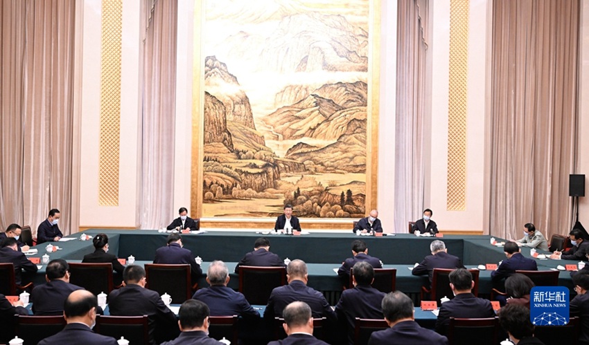 시진핑 주석, 시안서 업무 보고 청취 및 연설