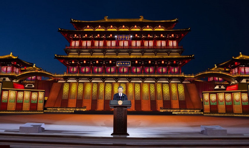 환영사 하는 시진핑 주석 [사진 출처: 신화사]