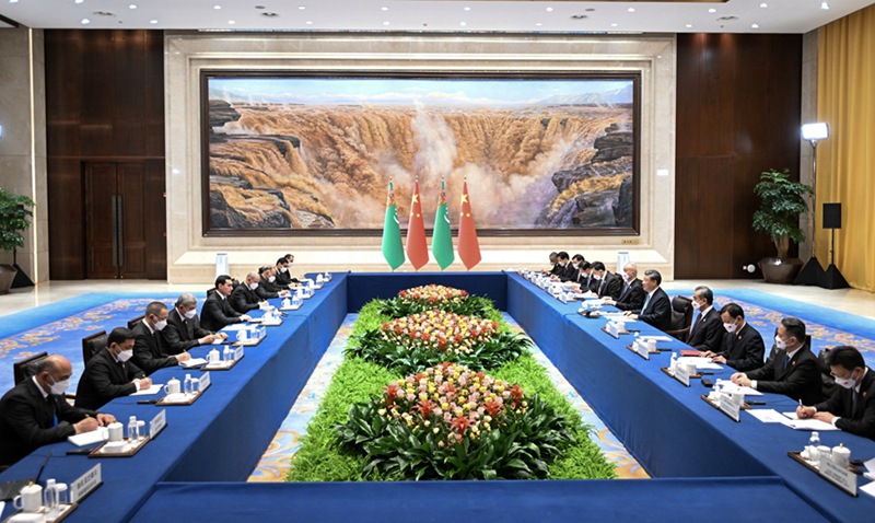 중국-투르크메니스탄 정상회담 “中, 투르크메니스탄의 신뢰할 수 있는 친구이자 동반자”
