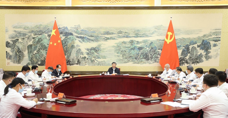시진핑 주석, 공청단 중앙위원회 새 지도부 구성 인원들과 단체 담화