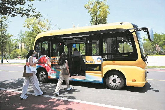 자율주행버스 [사진 출처: 성도일보]