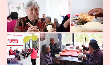 中 산둥 쯔보, 경로식당 1000여 곳서 어르신에게 식사 제공