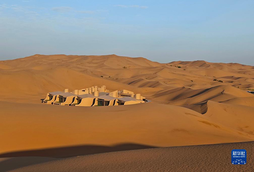 쿠부치사막의 모래집 [8월 6일 촬영/사진 출처: 신화사]