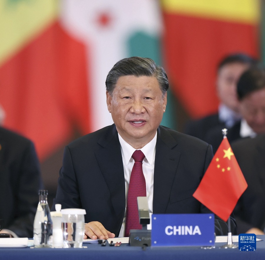시진핑 주석-시릴 라마포사 남아공 대통령, 중국-아프리카 정상 대화회 공동 주재