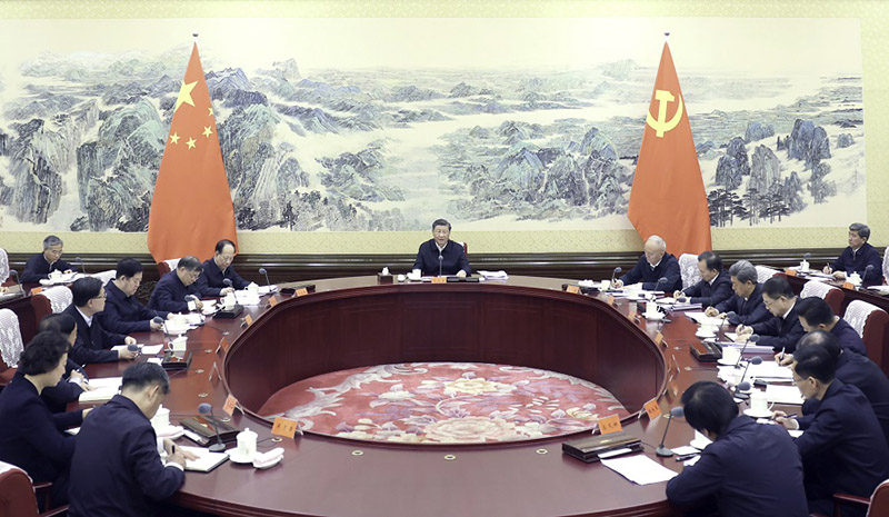 시진핑 주석, 중화전국총공회 차기 지도부 구성 인원들과 단체 담화