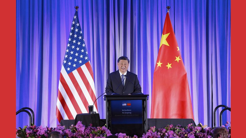 시진핑 주석, 미국 내 친선단체 환영만찬 참석해 연설