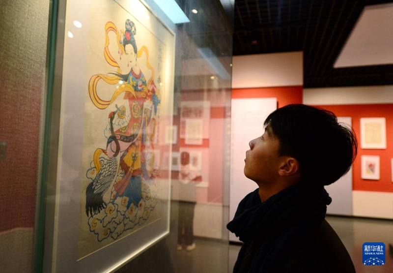 [포토] 중국 허베이 우창녠화, 무형문화재로 불어넣는 새 활력