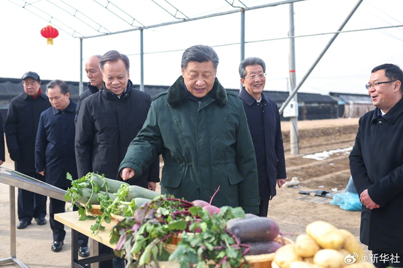 시진핑 주석, 춘제 앞두고 톈진 시찰…기층 간부들과 주민 위문